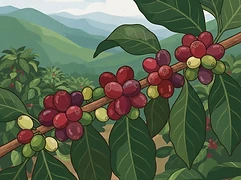 La Esmeralda β coffee farm illustration 3