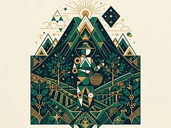 Kabtamu Family — coffee farmer illustration 2