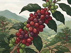 Peña Blanca — coffee farm illustration 3