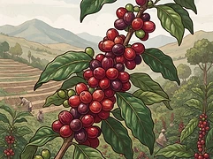 Harmufo β coffee farm illustration 3