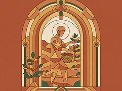 Testi Coffee — coffee farmer illustration 1