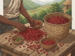 Musa Abalulesa — coffee farmer illustration 2