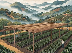Maria Baide — coffee farmer illustration 3