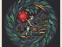 Givette Perez and Ernesto Perez — coffee farmer illustration 3