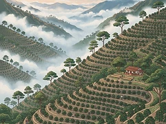 El Nacedero — coffee farm illustration 1