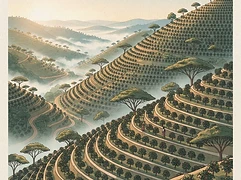 Ndiaini Factory β coffee farm illustration 1