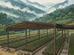 Mártir producer group — coffee farmer illustration 3