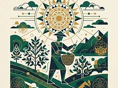 Néstor Neffer Lasso Zuñiga; Mustefa Abakeno — coffee farmer illustration 3