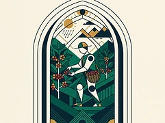 Daniel Caro Lopez — coffee farmer illustration 1