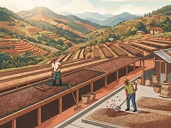 Gaharo Hill โ coffee farm illustration 2
