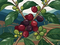 Mulugeta Muntasha's farm — coffee farm illustration 3