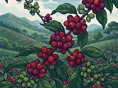 Finca Aurora β coffee farm illustration 3