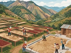 Hacienda La Papaya — coffee farm illustration 2