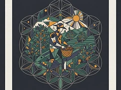Archived duplicate — Marysabel Caballero and Moisés Herrera — coffee farmer illustration 2