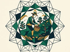 Carmen Lucia — coffee farmer illustration 1