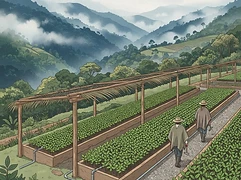 Abraham Armijos — coffee farmer illustration 3