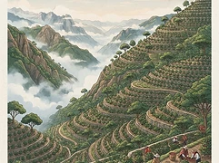 Finca La Perla — coffee farm illustration 1