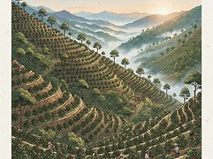 El Girasol β coffee farm illustration 1