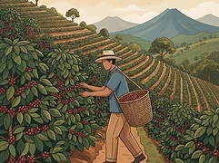 Benjamin Garcia — coffee farmer illustration 1