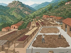 Finca Santa Elisa — coffee farm illustration 2