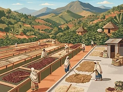 Abana Estate — coffee farm illustration 2
