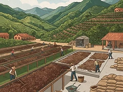 Fazenda Isidro Pereira — coffee farm illustration 2