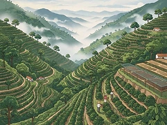 Reina de Saba β coffee farm illustration 1