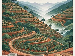 La Margarita β coffee farm illustration 1