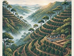 Malaki Estate β coffee farm illustration 1