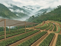 Gerson Mora — coffee farmer illustration 3