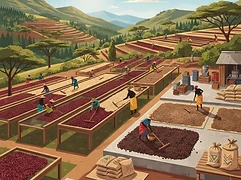Ndiaini Factory β coffee farm illustration 2
