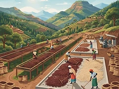 Mate Matiwos β coffee farm illustration 2