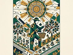 Samuel & Mario Muriel — coffee farmer illustration 3