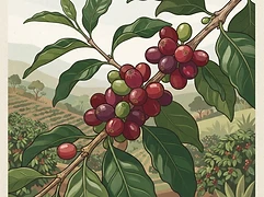 Kii Factory β coffee farm illustration 3