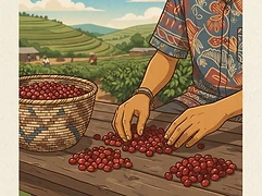 New Ngariama Farmers Cooperative Society — coffee farmer illustration 2