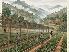 Tamiru Tadesse — coffee farmer illustration 3