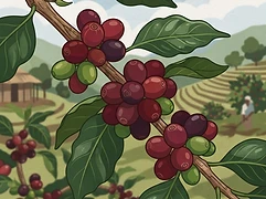 Naga Singage — coffee farm illustration 3