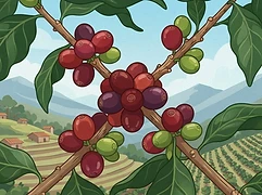 El Nevado β coffee farm illustration 3