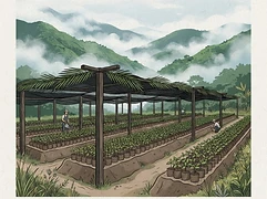 Blanca Ligia Riascos — coffee farmer illustration 3