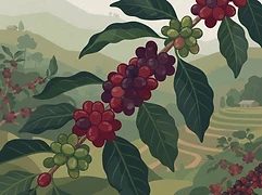 Kazoza N’Ikawa cooperative — coffee farm illustration 3