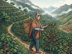 Magna Maldonado Padilla — coffee farmer illustration 1