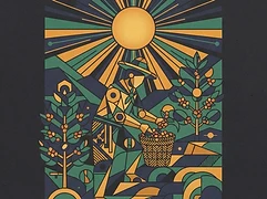 Willem Boot, David Pohl, and Kelly Hartmann — coffee farmer illustration 2