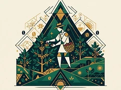Lucio Luque — coffee farmer illustration 3