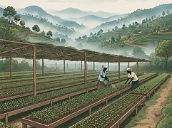 800 smallholder farmers — coffee farmer illustration 3