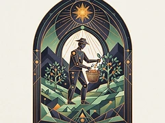 Roberto Sabillón — coffee farmer illustration 1