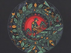 Carlos Damian — coffee farmer illustration 1