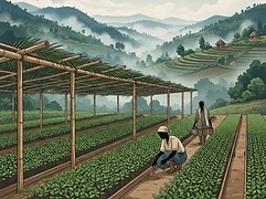 Duromina Cooperative members — coffee farmer illustration 3