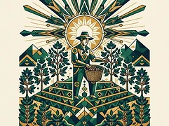La Higuera and Vencedor community producers — coffee farmer illustration 2