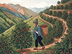 Rolando Ramirez — coffee farmer illustration 1