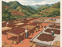 Ninga Washing Station โ coffee farm illustration 2